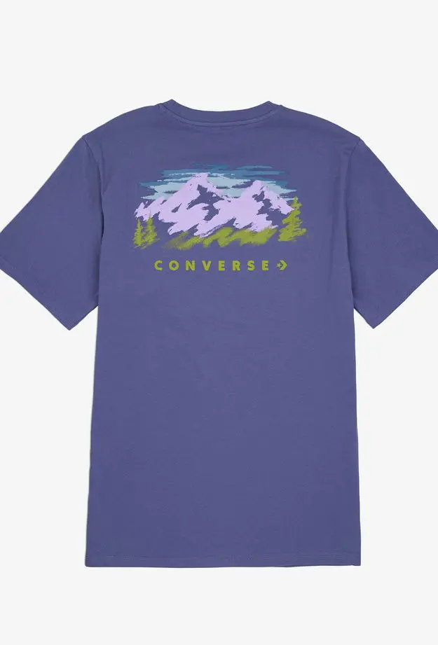 Converse Classic Erkek Mor T-Shirt