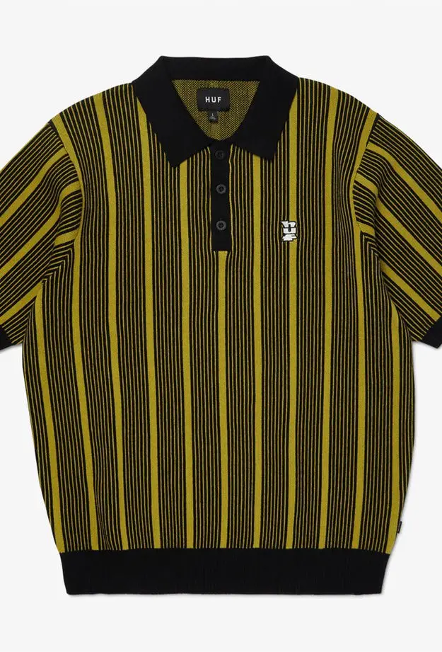 Huf Trace Stripe Erkek Yeşil Gömlek