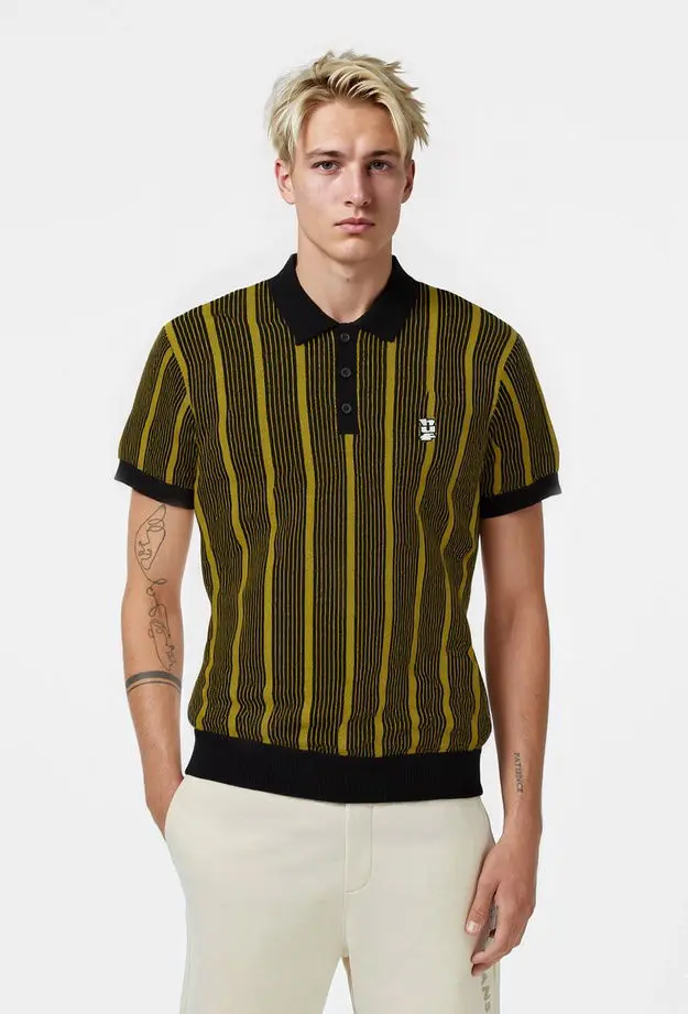 HUF Huf Trace Stripe Erkek Yeşil Gömlek