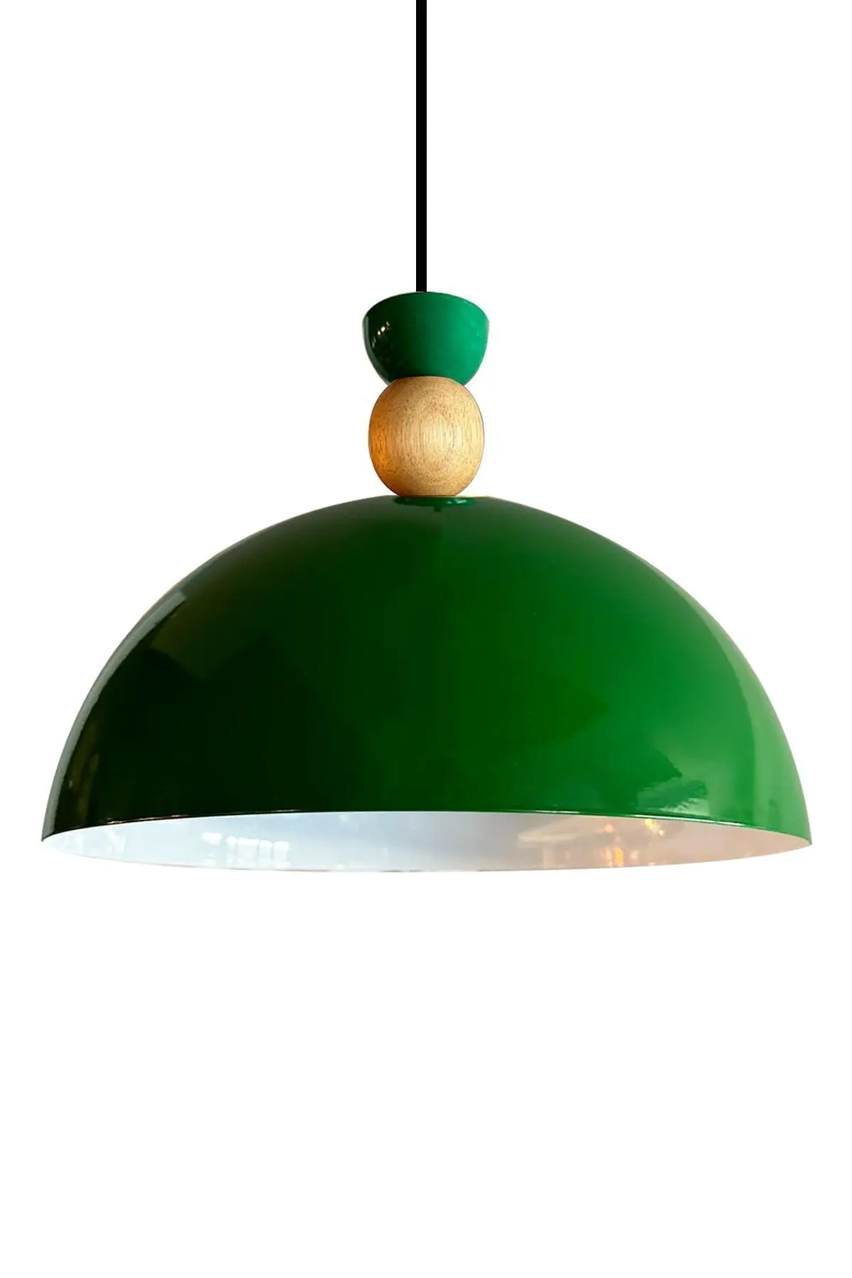 Yimpi Yeşil Avize Tekli Sarkıt Salon Mutfak Kuaför Cafe Lamba Dekoratif Aydınlatma Pastane