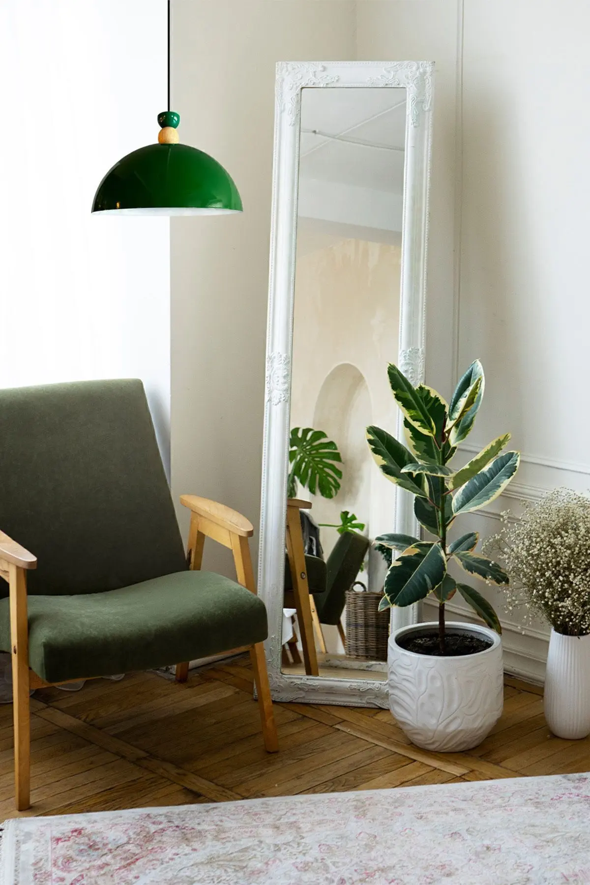 Yimpi Yeşil Avize Tekli Sarkıt Salon Mutfak Kuaför Cafe Lamba Dekoratif Aydınlatma Pastane