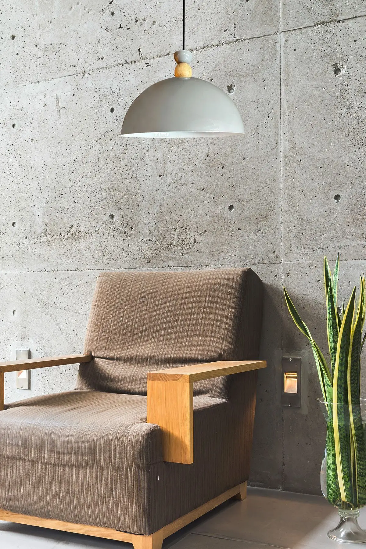 Yimpi Gri Avize Tekli Sarkıt Salon Mutfak Kuaför Cafe Lamba Dekoratif Aydınlatma Pastane