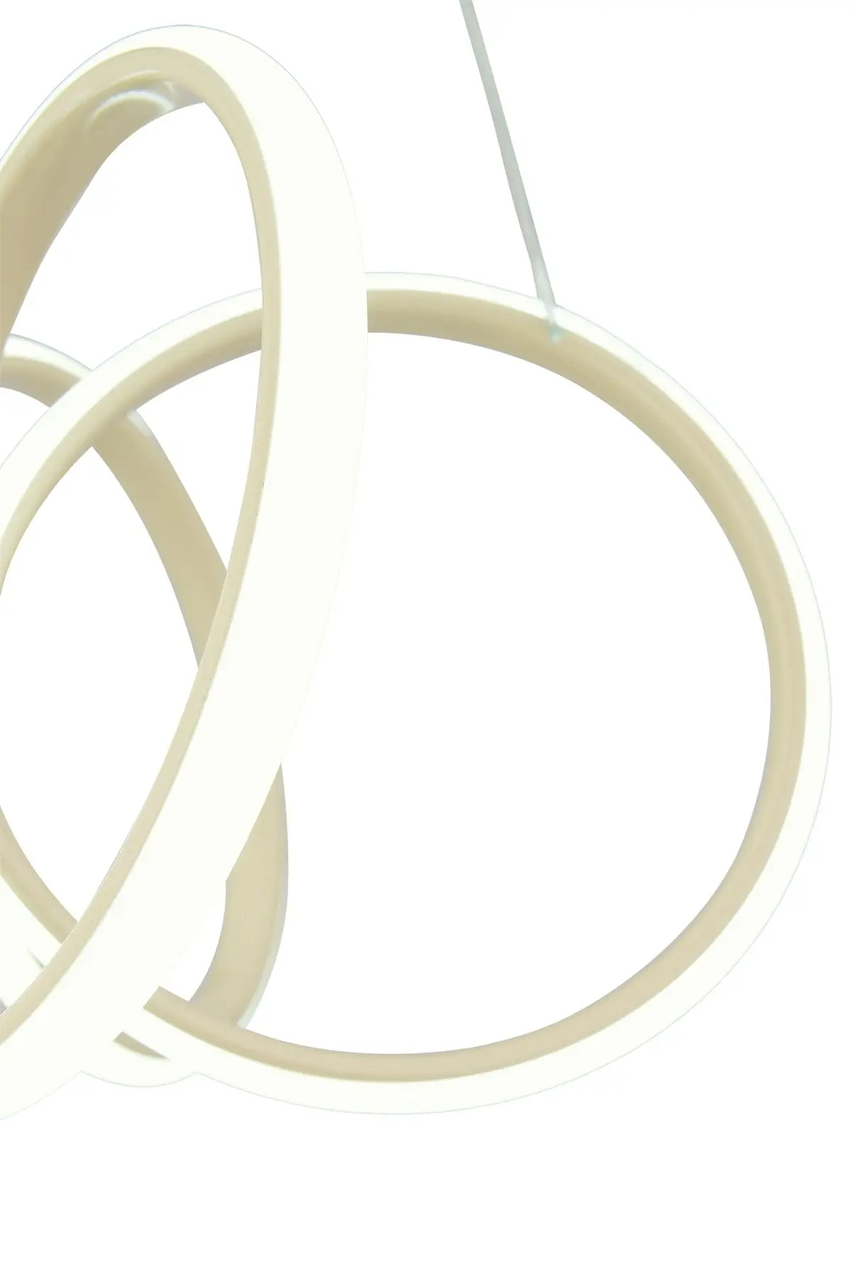 Minerva Krem Modern Sarkıt Beyaz Işık Salon Mutfak Oda Hol Ledli Avize