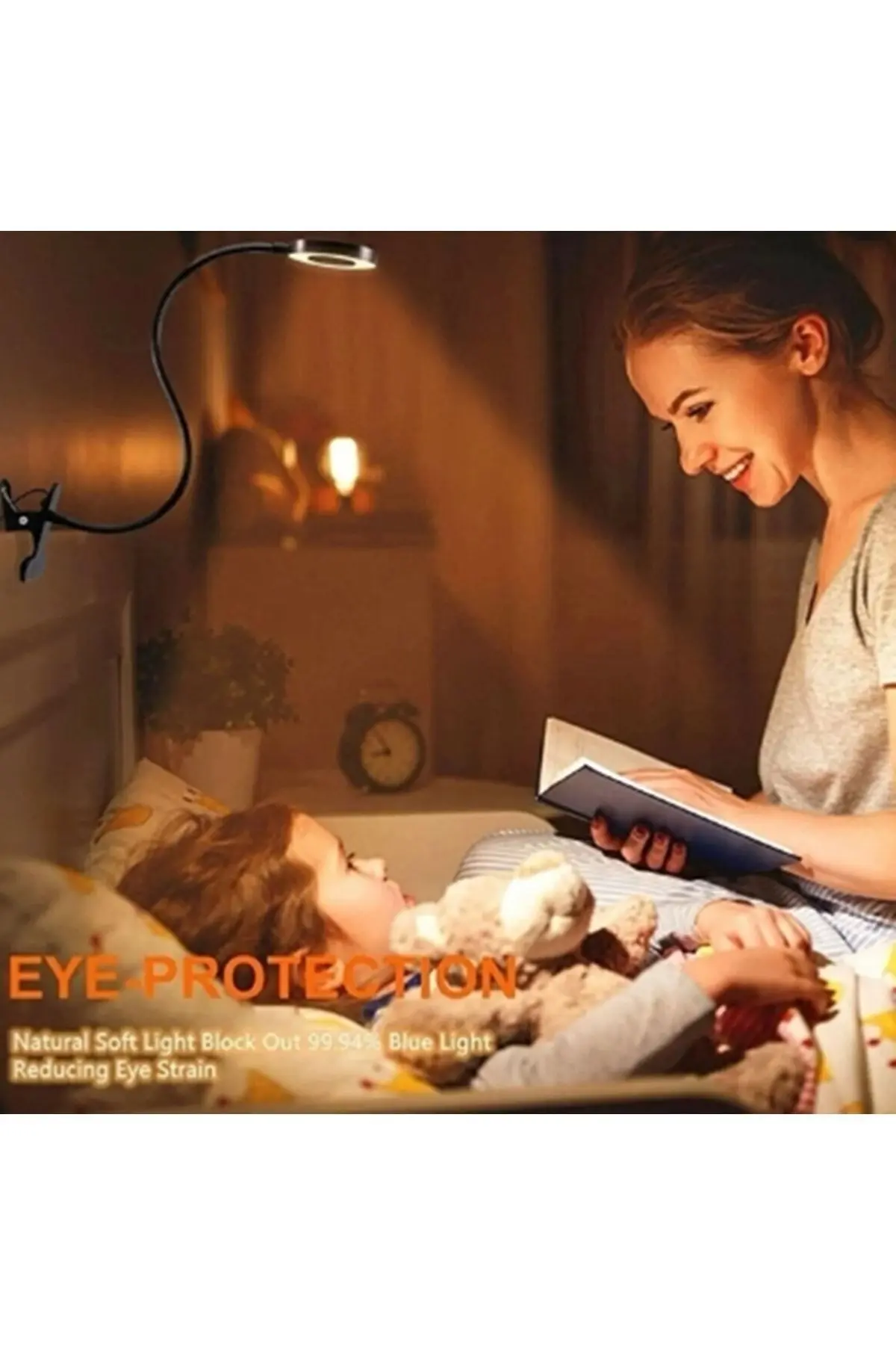 9 Mod Led Çok Fonksiyonlu Akrobat Masa Lambası Şiddeti Ayarlanabilir 3 Farklı Işık Rengi Usb Girişli