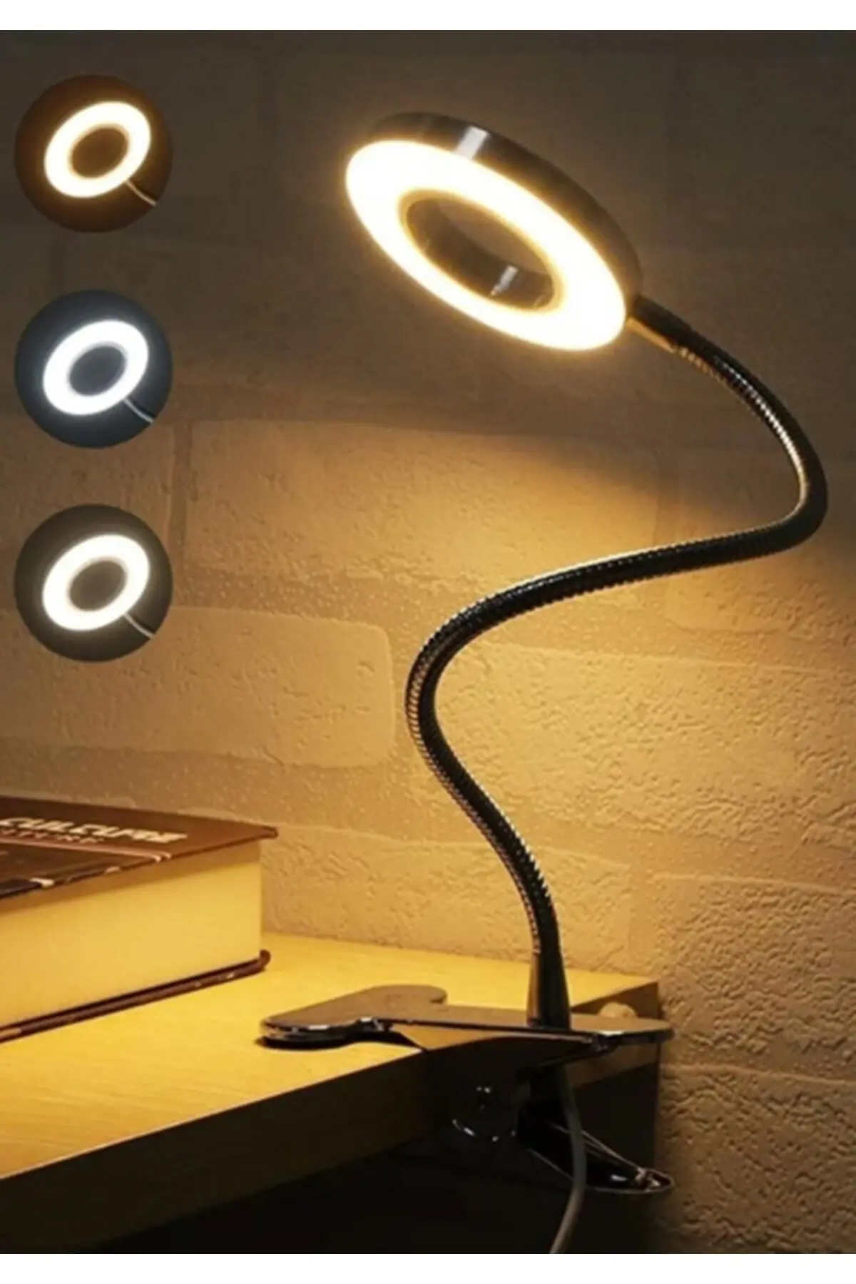 9 Mod Led Çok Fonksiyonlu Akrobat Masa Lambası Şiddeti Ayarlanabilir 3 Farklı Işık Rengi Usb Girişli