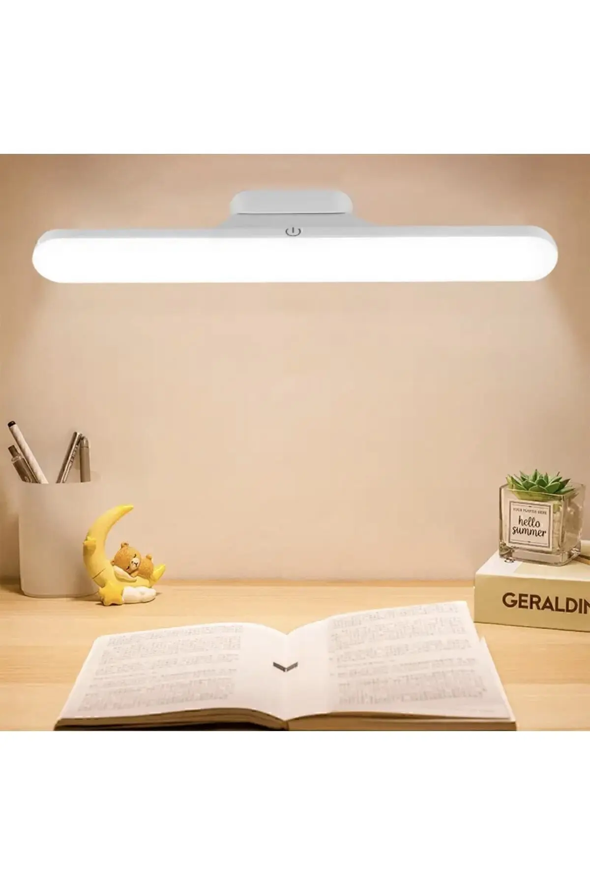 Ct-5249 Şarjlı Led Işık Usb Şarjlı Kablosuz Mıknatıslı Led Lamba 3 Farklı Işık Rengi