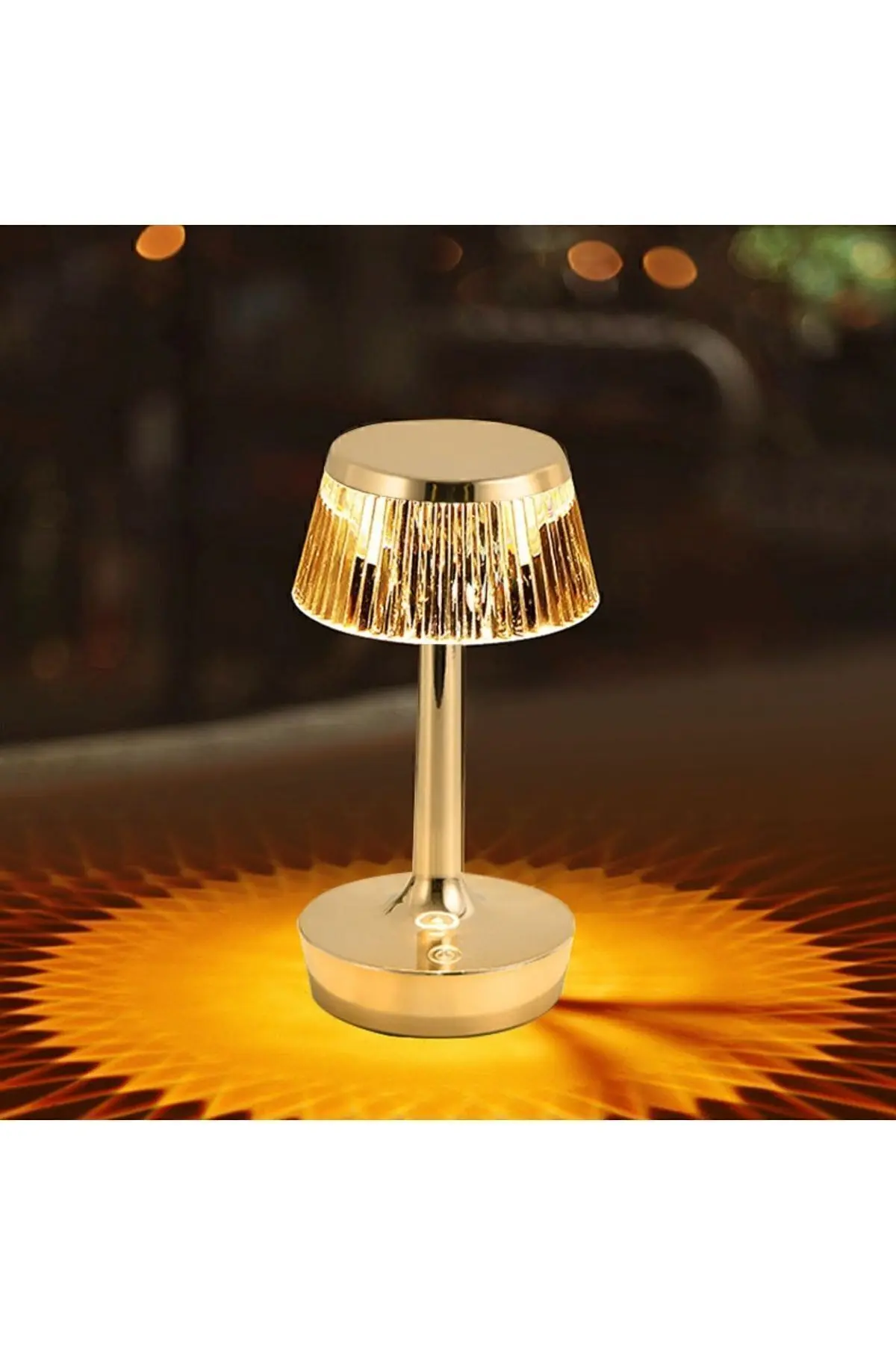 Rio Şarjlı Masa Lambası Ct-8434 Tek Anahtarla 3 Renk
