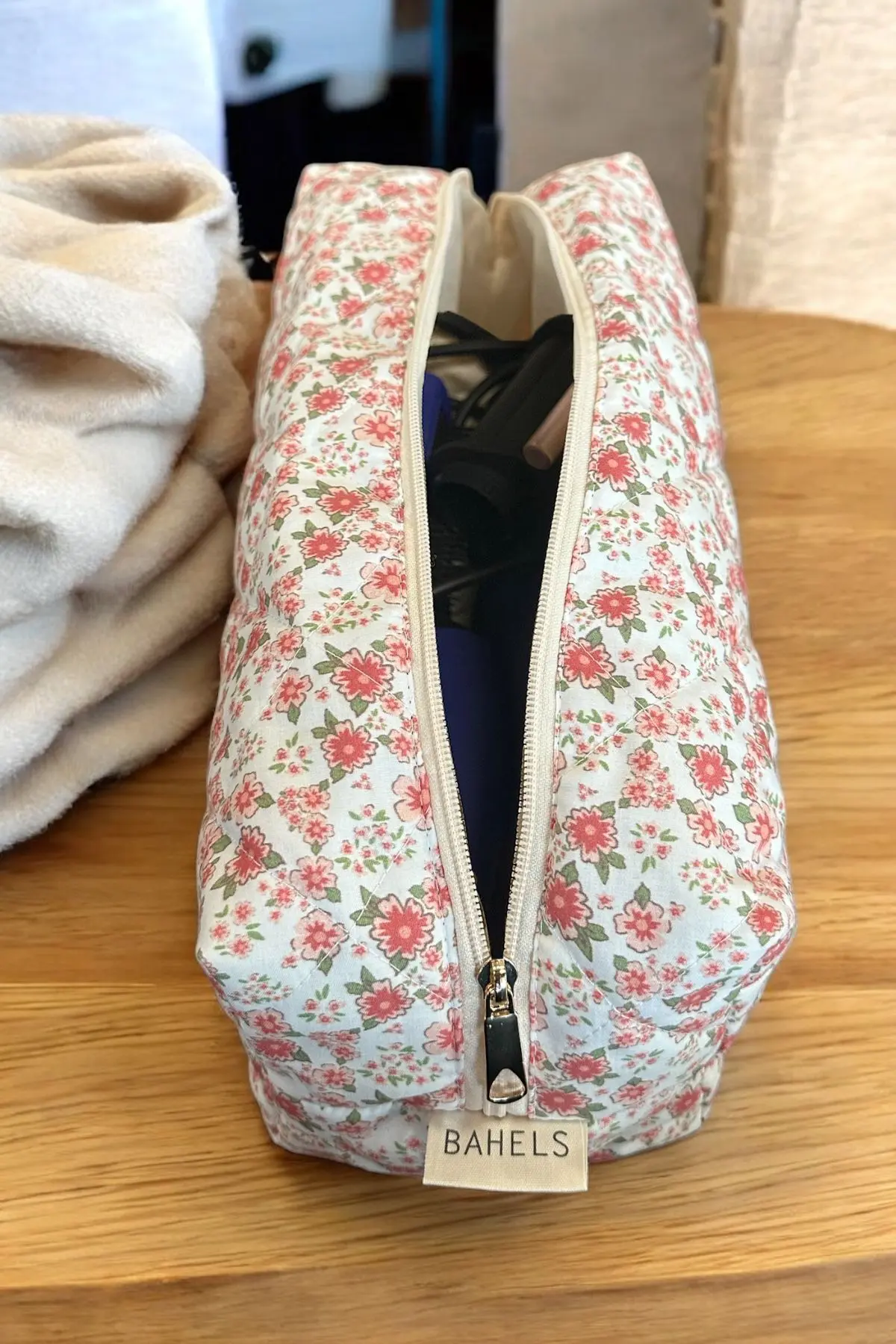 Pinterest Viral Desen Tüm Saç Şekillendirici Için Xl Boy Çanta Seyahat Çantası