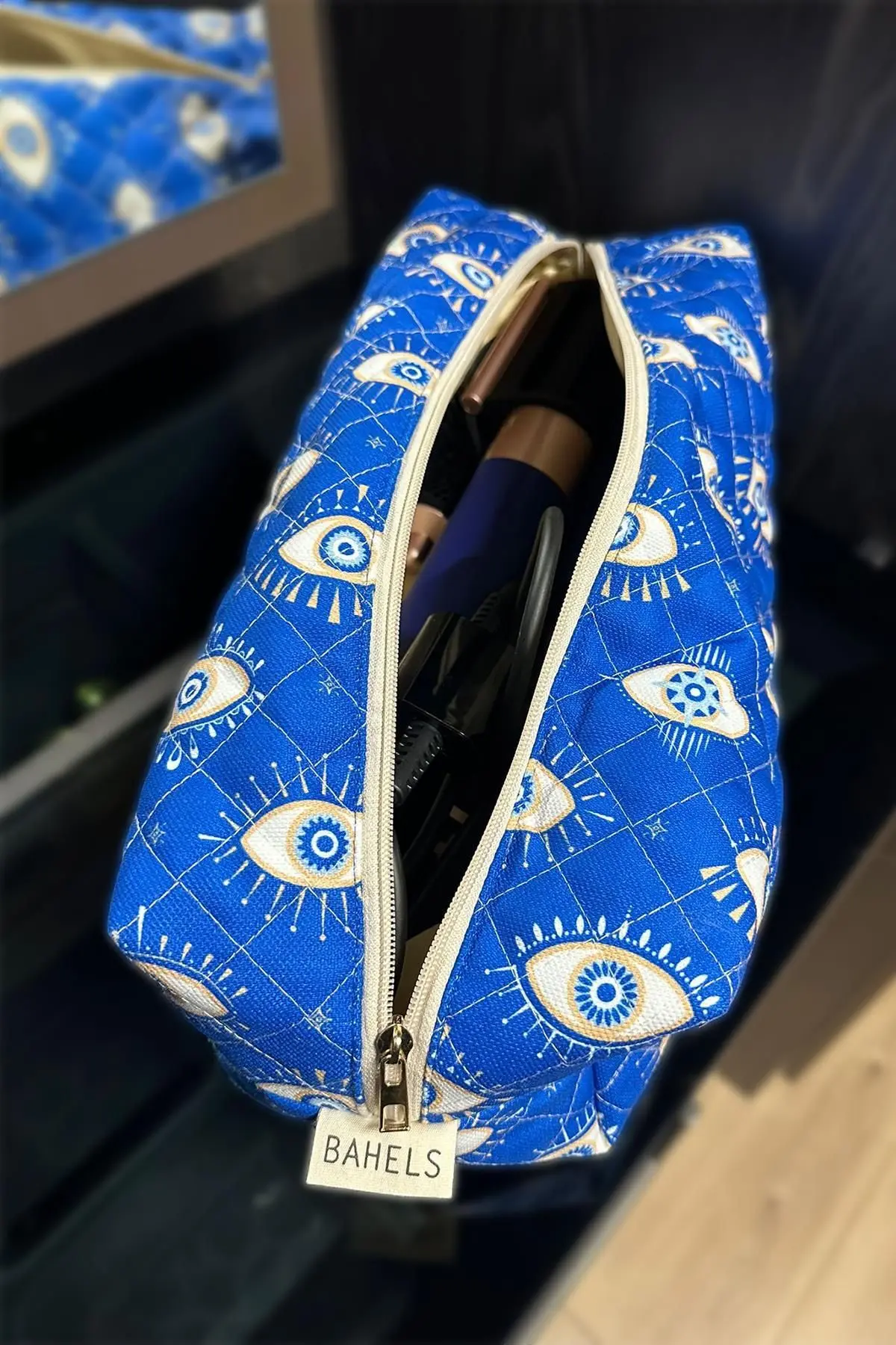 Göz Desen  Tüm Saç Şekillendiriniz için XL Boy Çanta Seyahat Çantası