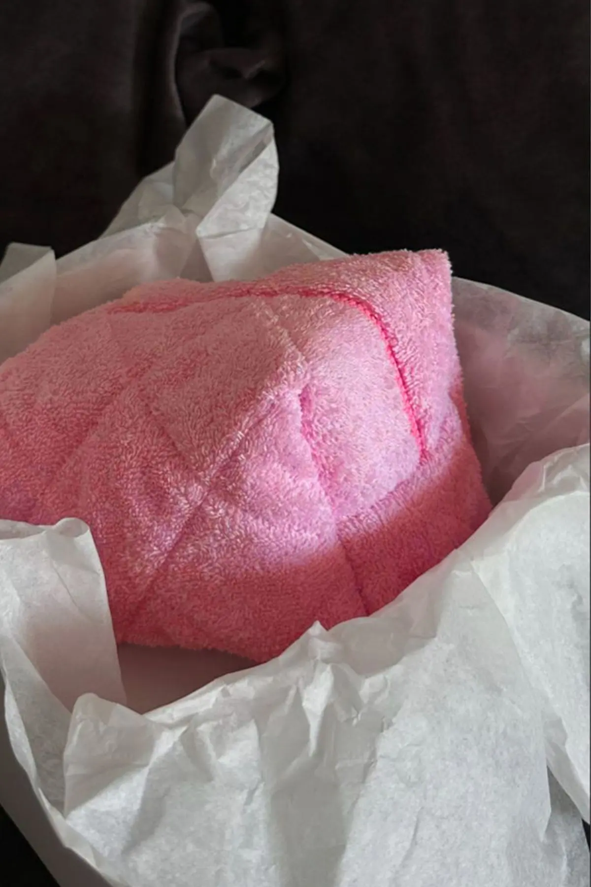 Pembe Havlu   Tüm Saç Şekillendiriniz için XL Boy Çanta Seyahat Çantası