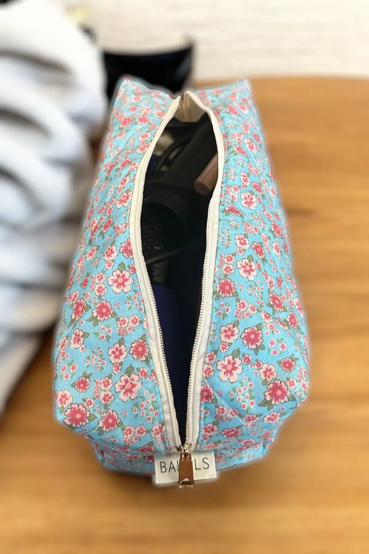 Pinterest Viral Desen Tüm Saç Şekillendirici Için Xl Boy Çanta Seyahat Çantası