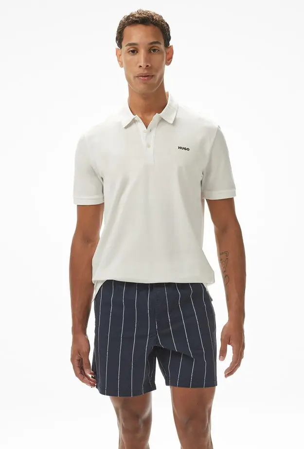 HUGO Hugo Donos 222 Erkek Beyaz Polo