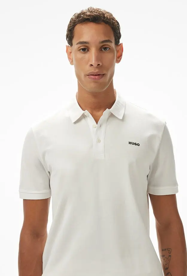 Hugo Donos 222 Erkek Beyaz Polo