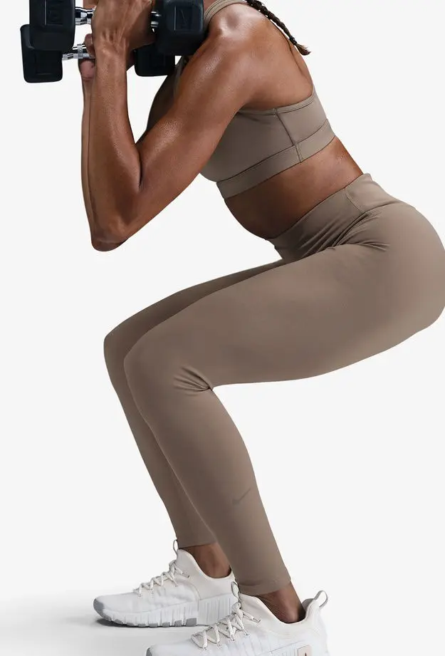 Nike Dri-Fit One Kadın Kahverengi Tayt
