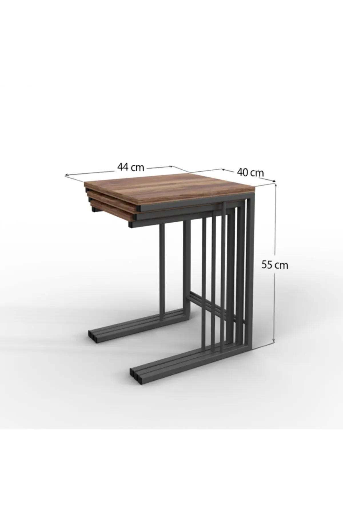 Zigon Sehpa, Metal Zigon Sehpa (3 LÜ C ZİGON SEHPA)