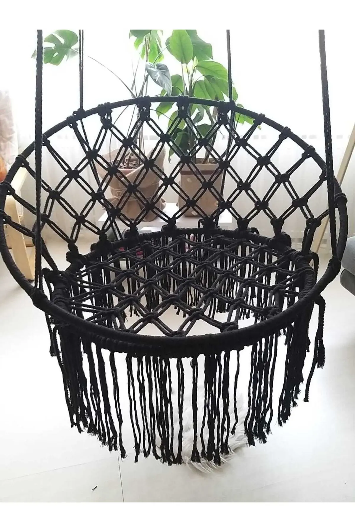 Makrome Özel Örgü Salıncak