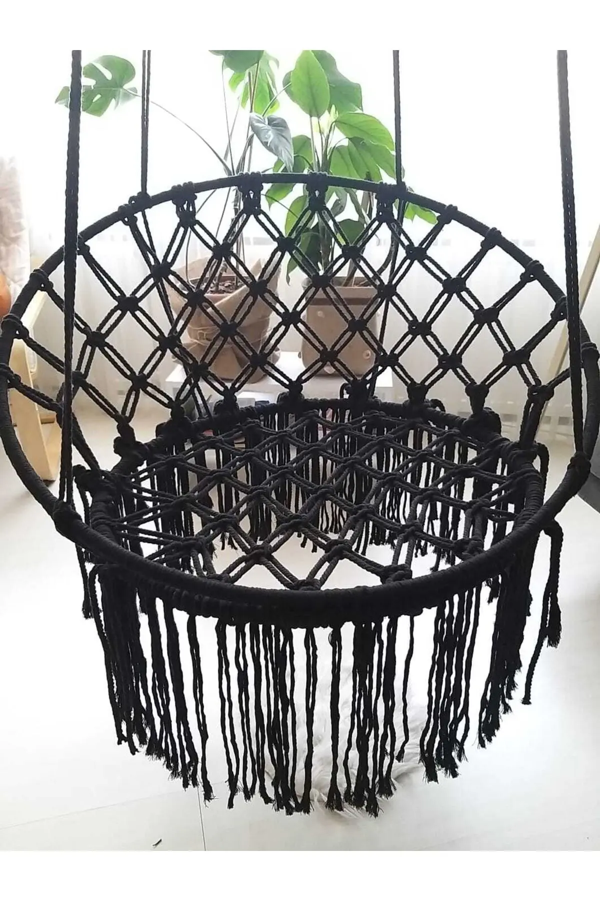 Makrome Özel Örgü Salıncak