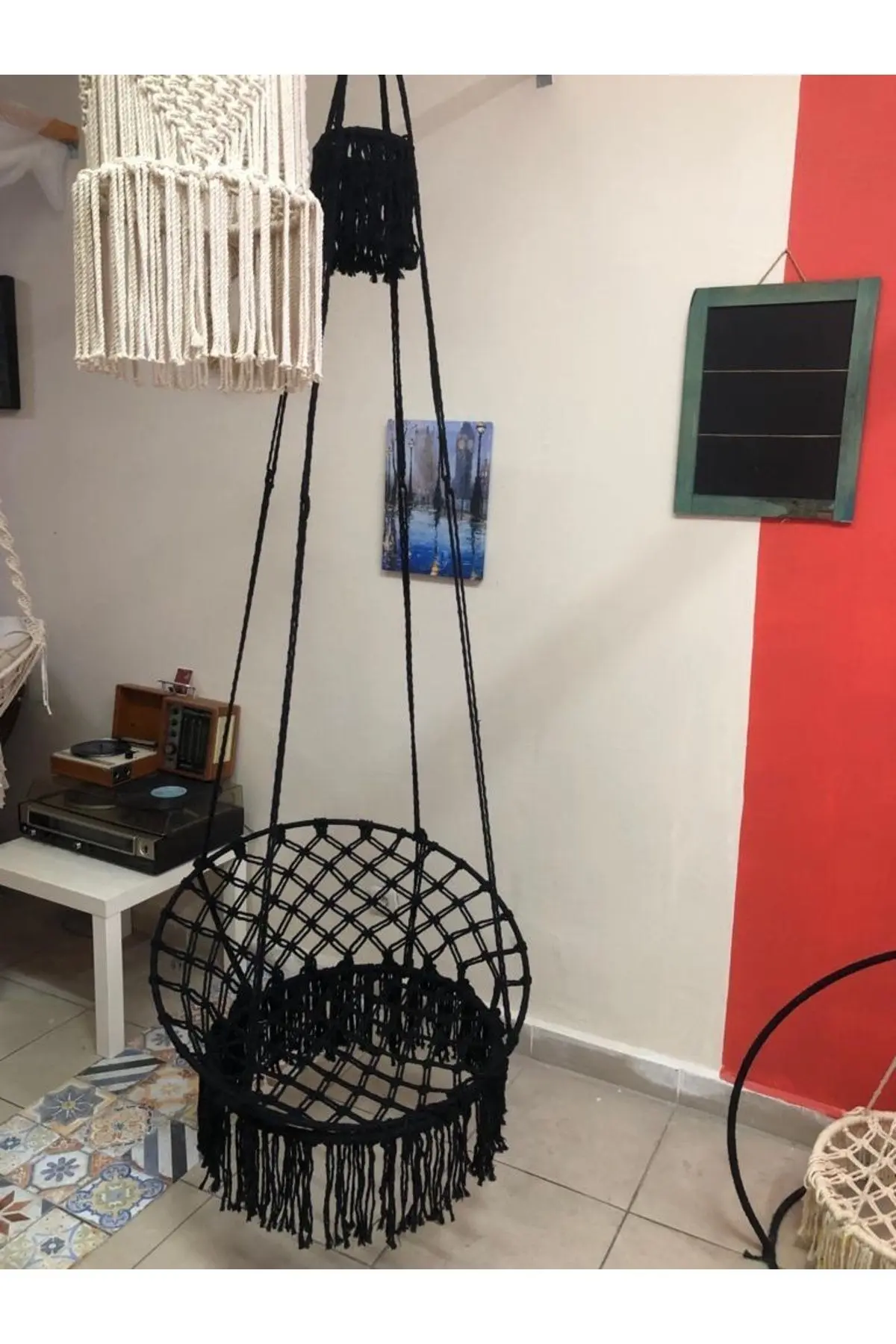 Makrome Özel Örgü Salıncak