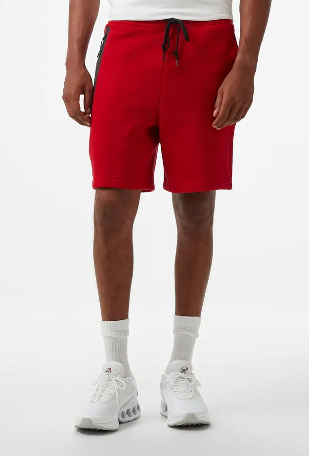Nike Sportswear Tech Fleece Erkek Kırmızı Şort
