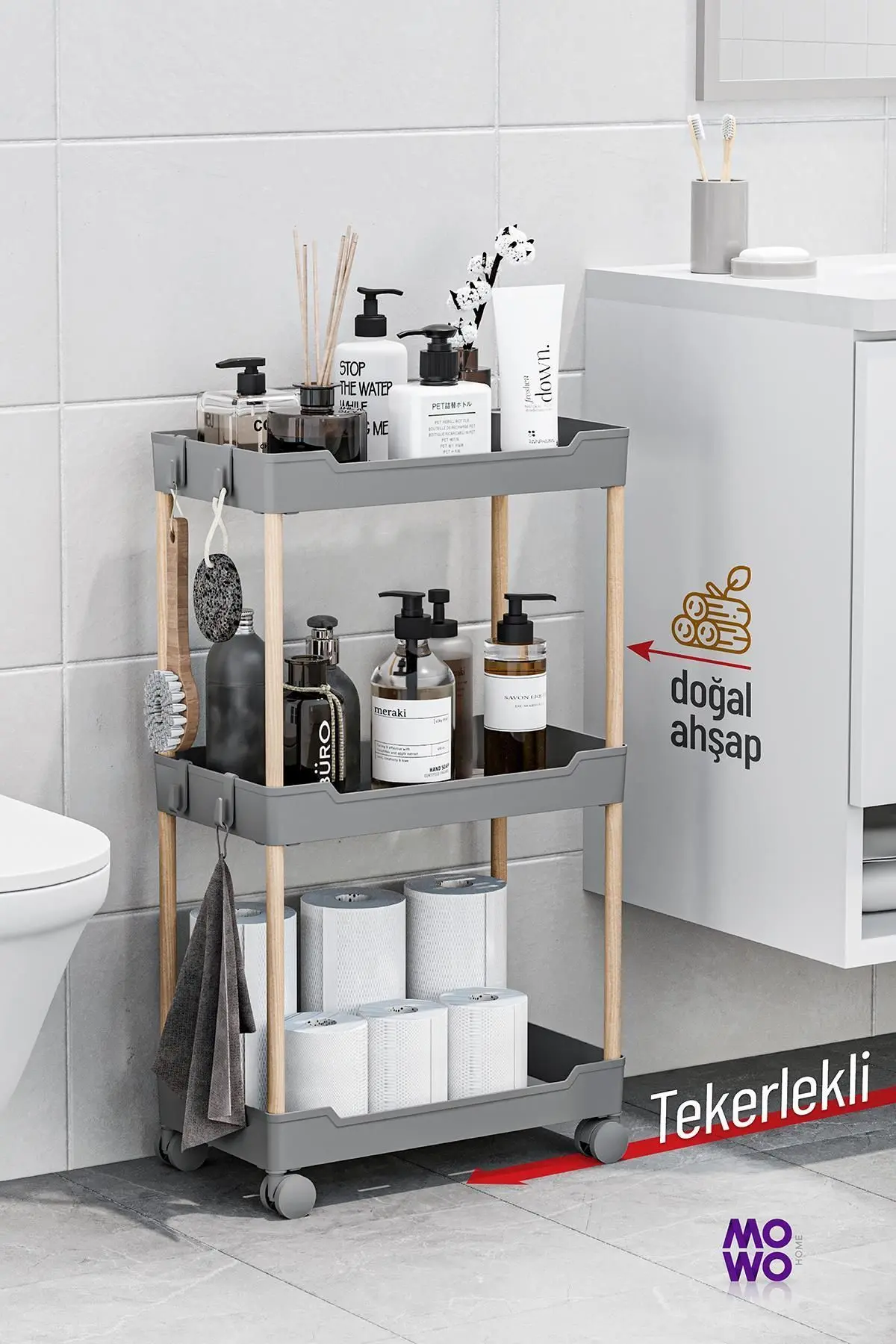 Ahşap-Gri