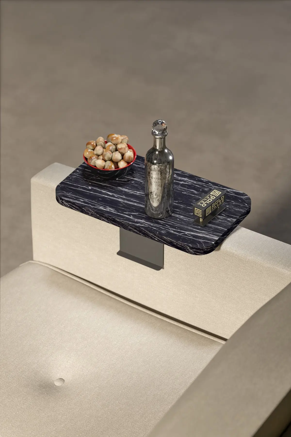 Yan Sehpa Ayarlanabilir Tepsi DİKDÖRTGEN Dekoratif Modern Yatay Dikey Koltuk Sehpası BENDİR