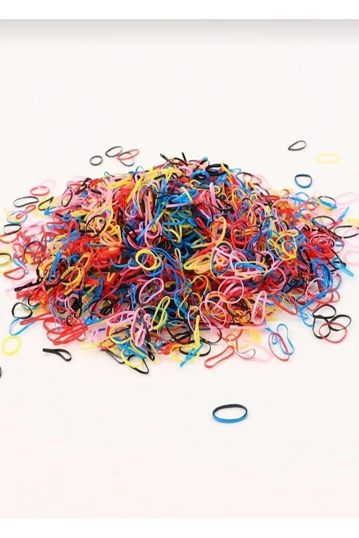 1000 Adet Renkli Saç Örgü Lastiği