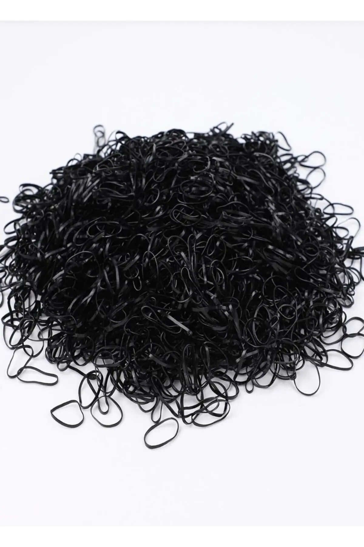 1000 Adet Siyah Saç Örgü Lastiği