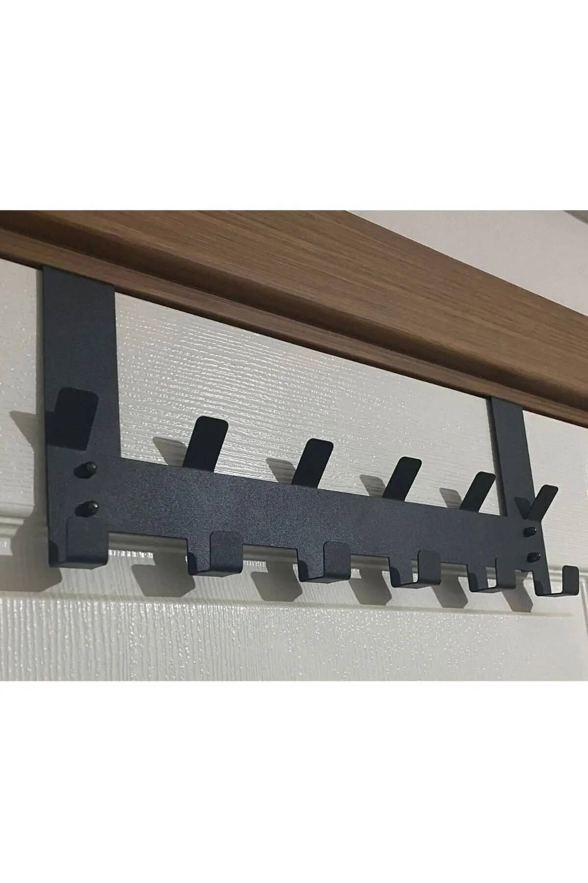 Metal Amerikan Kapı Arkası Vidalı Askılık Organizer Askılık Ve Banyo Kapı Arkası Askılık Mt69s