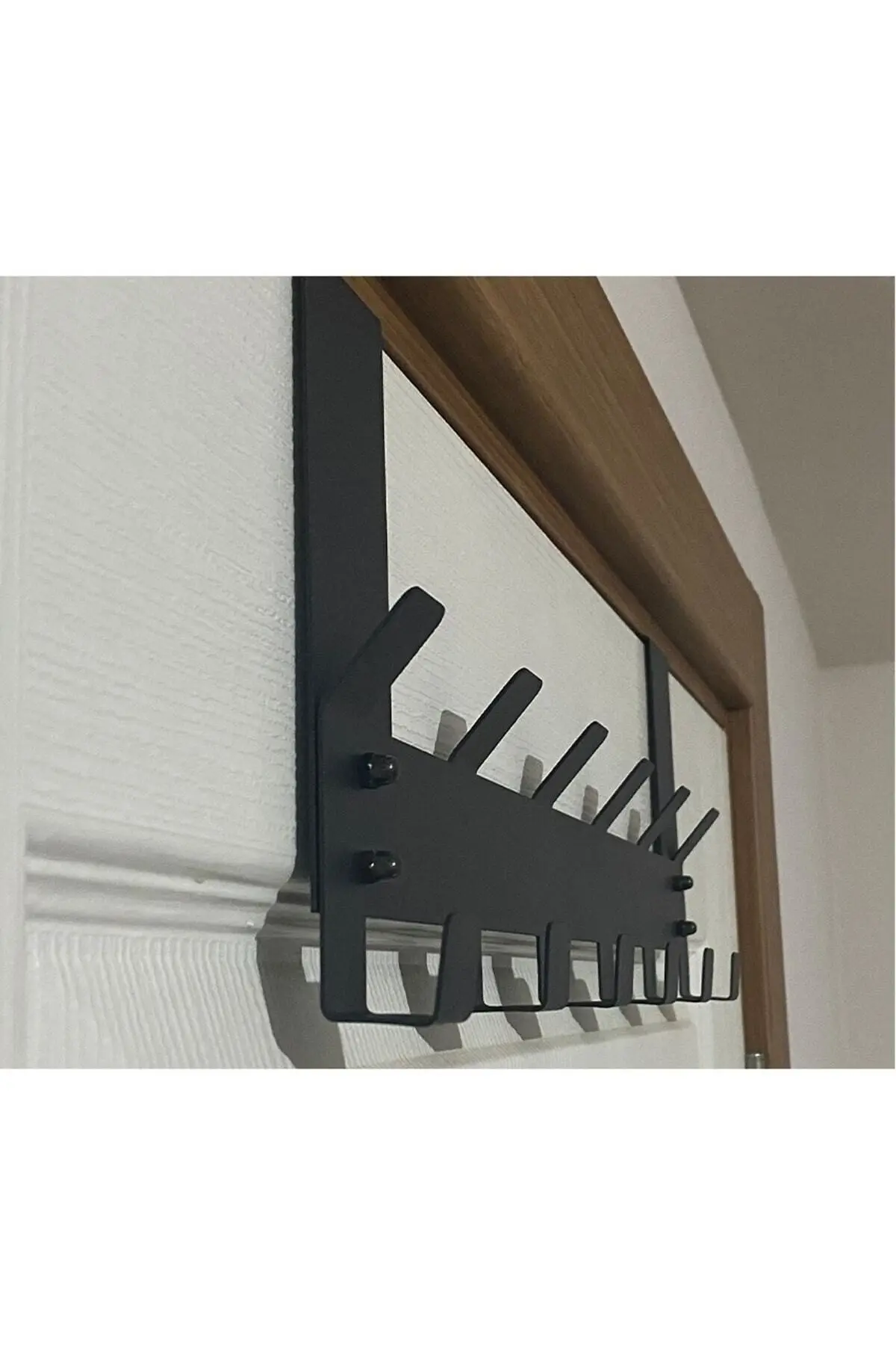 Metal Amerikan Kapı Arkası Vidalı Askılık Organizer Askılık Ve Banyo Kapı Arkası Askılık Mt69s