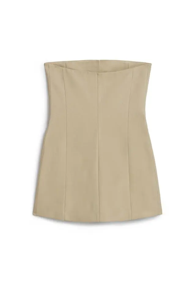 Straplez Mini Elbise