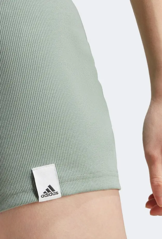 adidas Lng Rıb Kadın Yeşil Şort