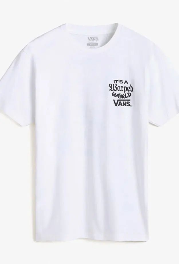Vans Warped World Ss Erkek Beyaz T-Shirt