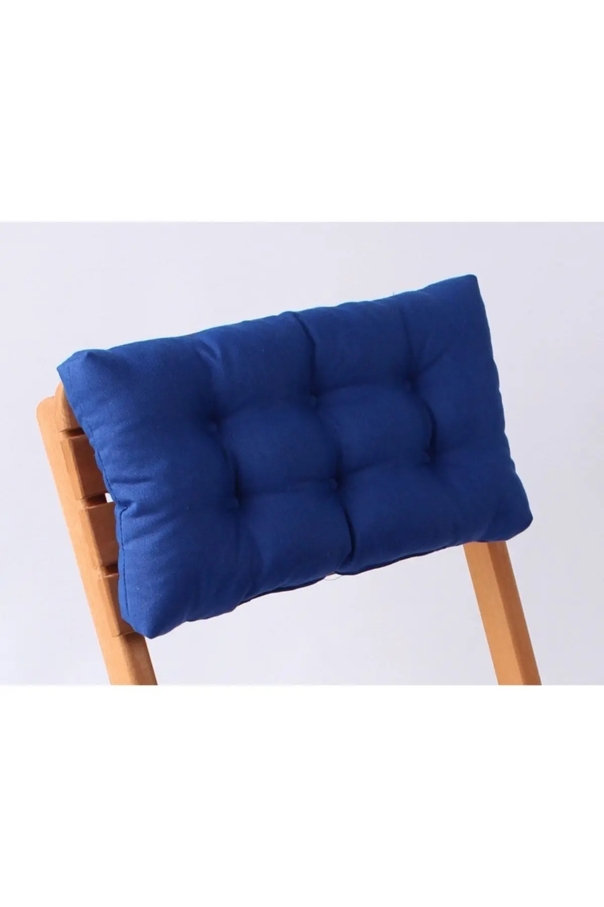 Lüx Bistro Mutfak Bahçe Sandalye Minderi Sırtlıklı Lacivert (MİNDER VE SIRT MİNDERİ)