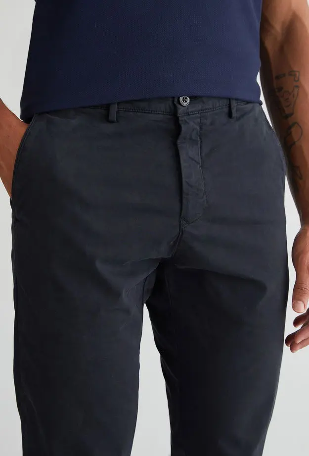 GANT Erkek Siyah Slim Fit Pantolon