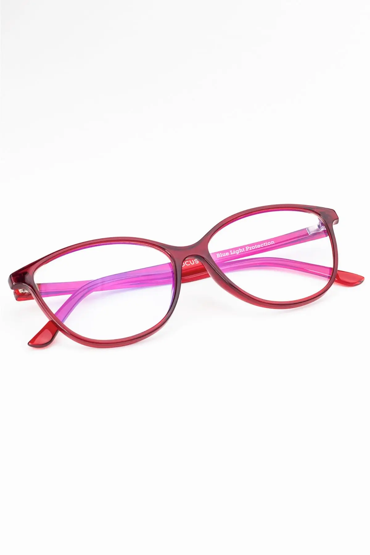 Ohrid Bordo Mavi Işık Korumalı Gözlük