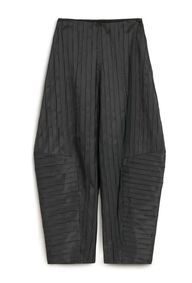 Kırışık Görünümlü Pantolon