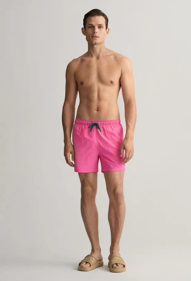 GANT GANT Erkek Pembe Classic Fit Mayo Şort