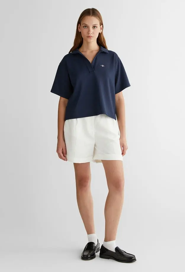 GANT Kadın Lacivert Logolu Polo