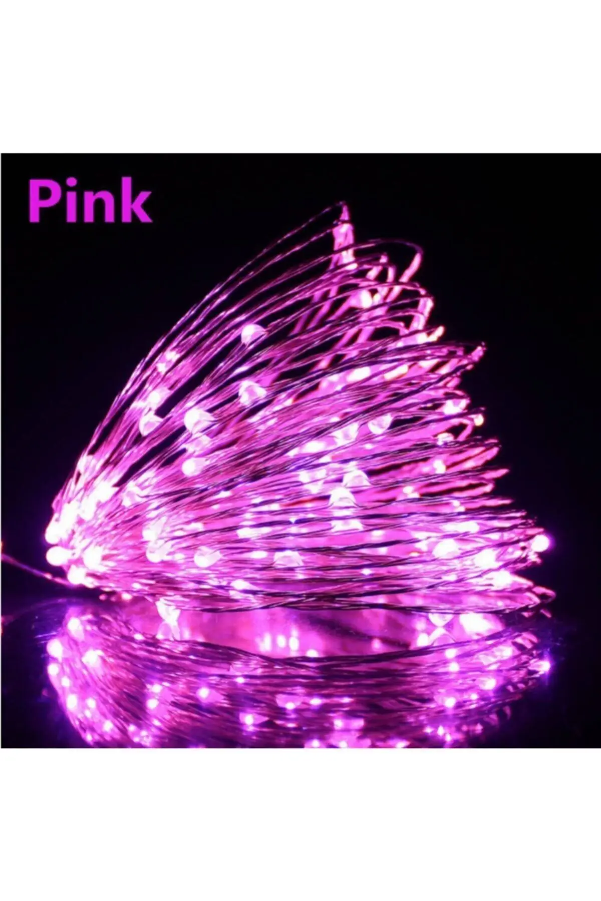 Yeni Nesil 3 Metre 30 Ledli Pembe Peri Led Işık