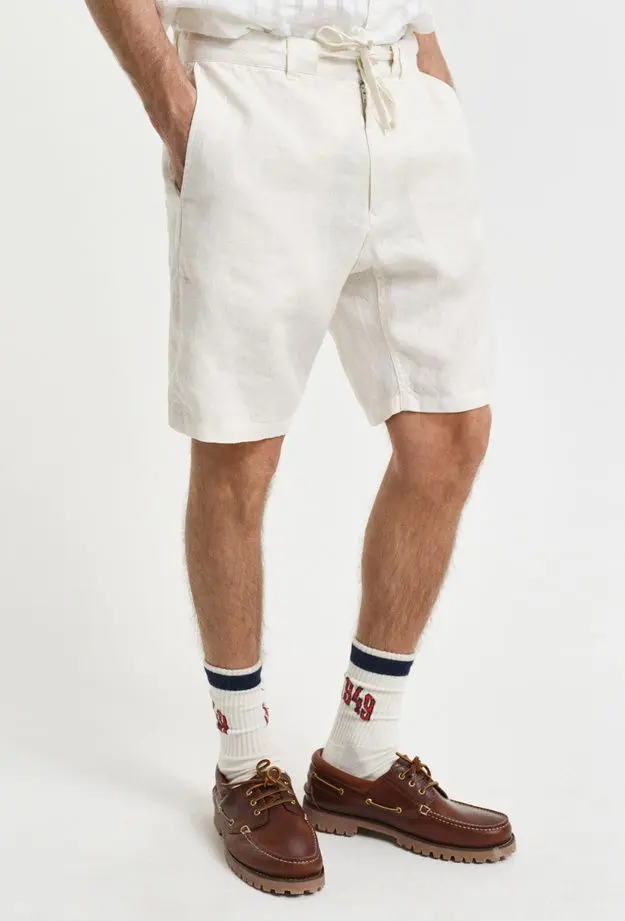 GANT Erkek Krem Relaxed Fit Şort