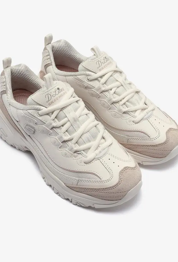 Skechers D'Lites New Heat Kadın Krem Sneaker