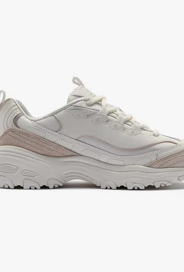 Skechers Skechers D'Lites New Heat Kadın Krem Sneaker