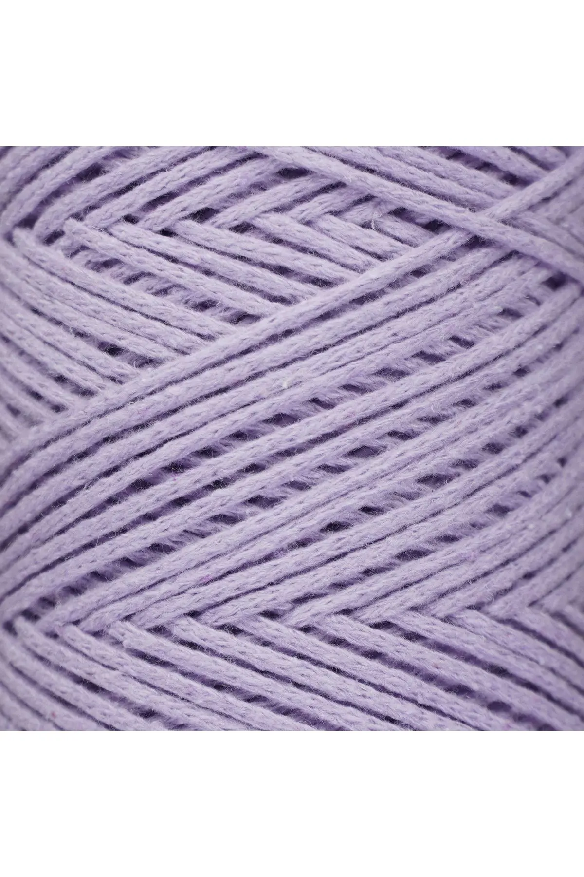 Premium Koton Pamuk Makrome İpi Lila 250 gr 185 metre 2mm Cotton Zincir Makrome Çanta İpi Supla İpi