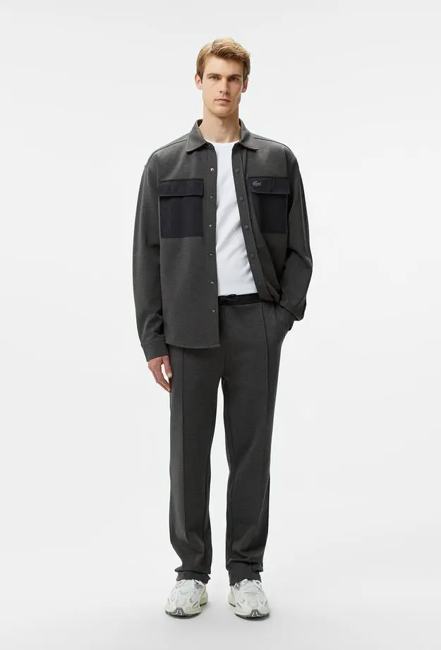 Lacoste Lacoste Erkek Tapered Fit Chino Gri Pantolon