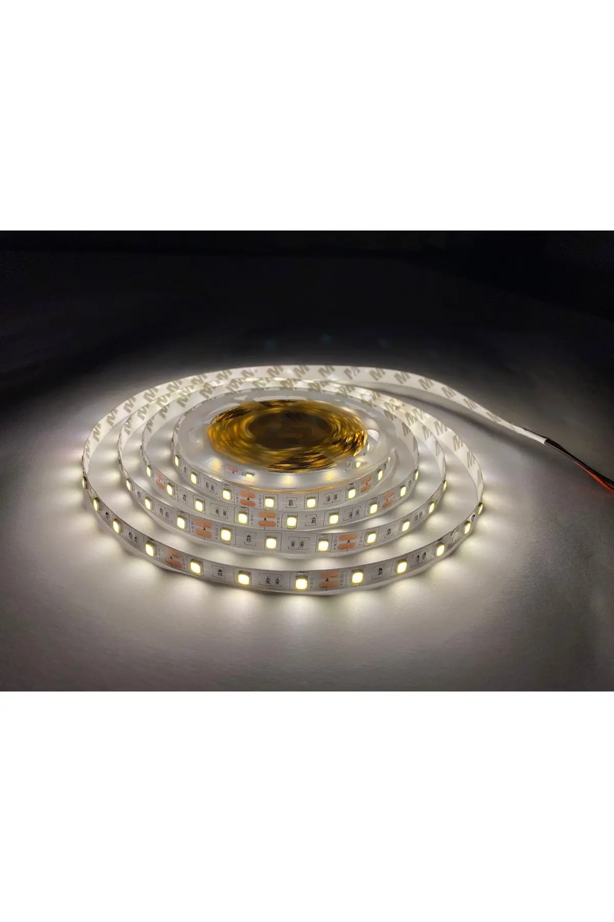 Mutfak Dolabı Için 5 Mt Gün Işığı Şerit Led 12v Adaptör Aç Kapa Anahtarlı