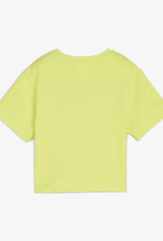 Puma X Trolls Graphic Çocuk Sarı T-Shirt