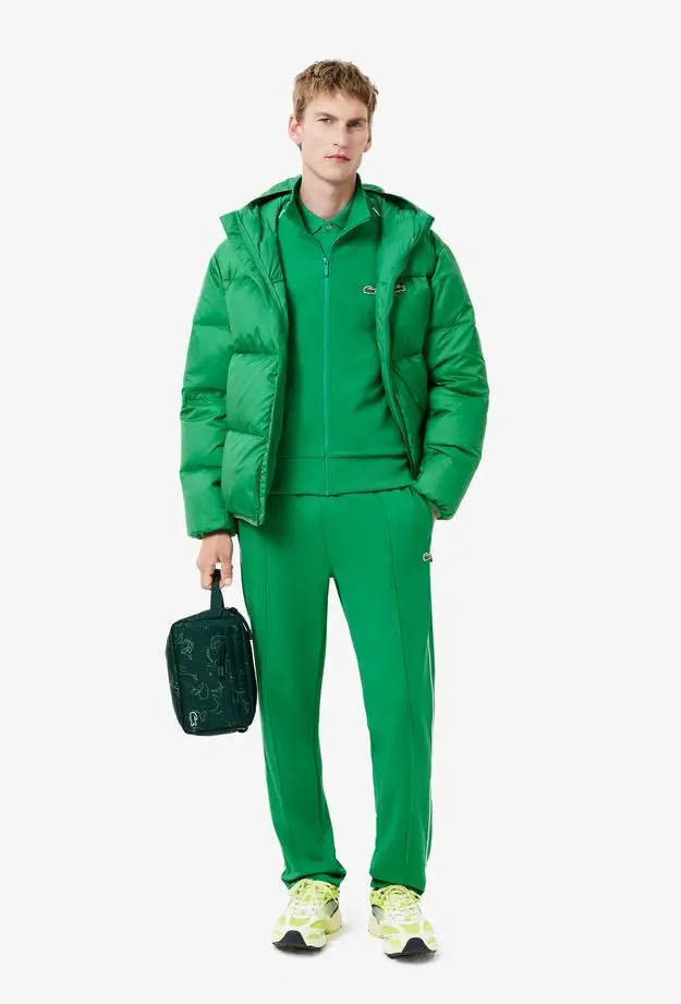 Lacoste Regular Fit Fermuarlı Erkek Yeşil Sweatshirt