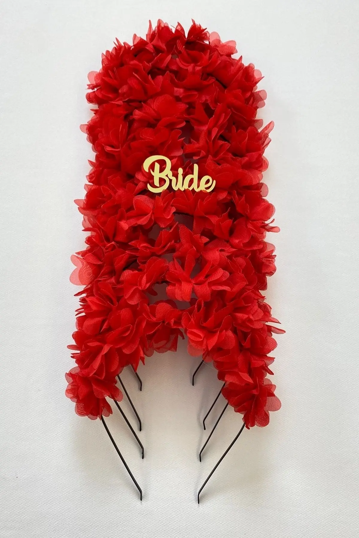 Kırmızı Gelin Nedime Tacı ( Metal ), Kına Gecesi, Bekarlığa Veda Partisi, Bride To Be, Düğün