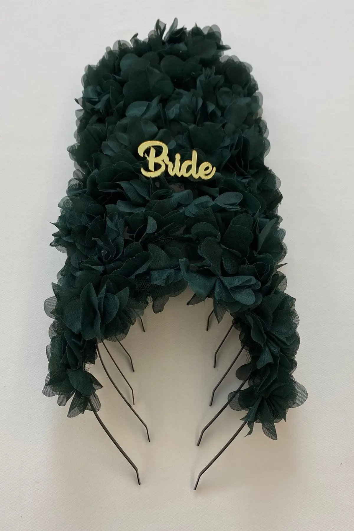 Zümrüt Yeşili Gelin Nedime Tacı ( Metal ), Kına Gecesi, Bekarlığa Veda Partisi, Bride To Be, Düğün