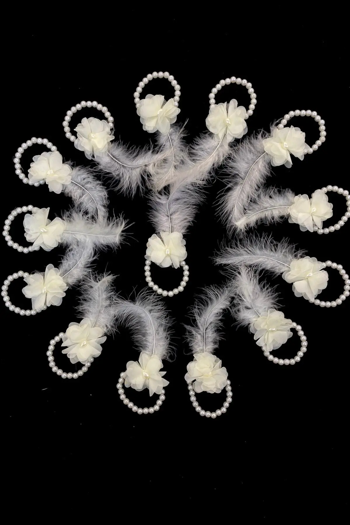 Ekru Nedime Bilekliği, Bride To Be, Bekarlığa Veda Partisi, Düğün, Kına Gecesi Bileklik 10 Adet